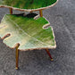 Handmade Green Epoxy Coffee table set Nesting Leaf Coffee/set table set