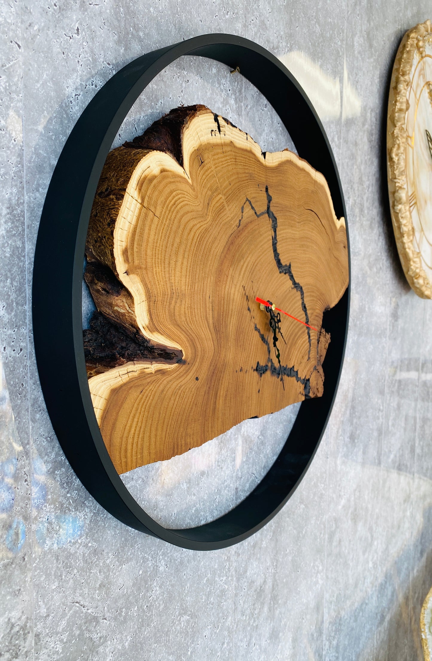 Large Handmade Rustic Ring wall Clock